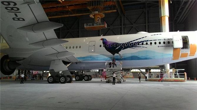 曝光:華航首架A350“帝雉號”彩繪基本完成371211_ 曝光:華航首架A350“帝雉號”彩繪基本完成